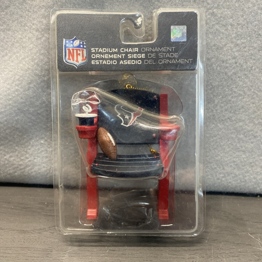 Houston Texans NFL Stadium Chair Christmas Ornament NIB